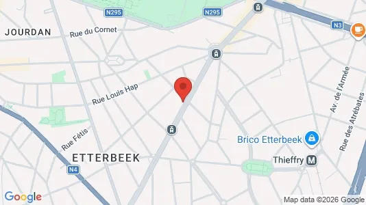 Apartments for rent in Brussels Etterbeek - Photo from Google Street View