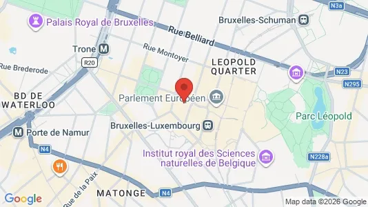 Apartments for rent i Brussels Elsene - kort over placeringen