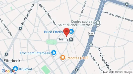 Apartments for rent in Brussels Etterbeek - Photo from Google Street View