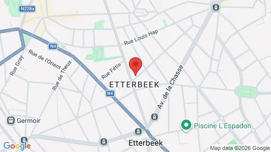 Apartments for rent in Brussels Etterbeek - Photo from Google Street View
