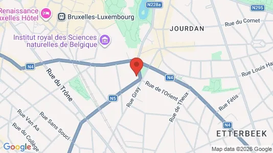 Apartments for rent in Brussels Elsene - Photo from Google Street View