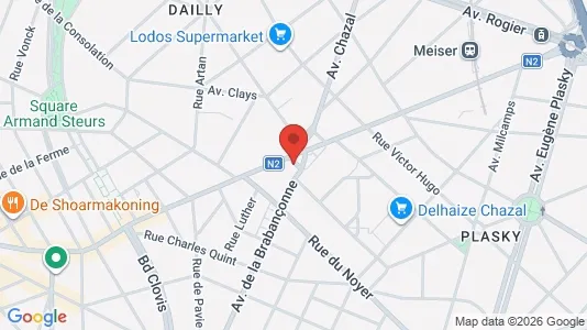 Apartments for rent in Brussels Schaarbeek - Photo from Google Street View