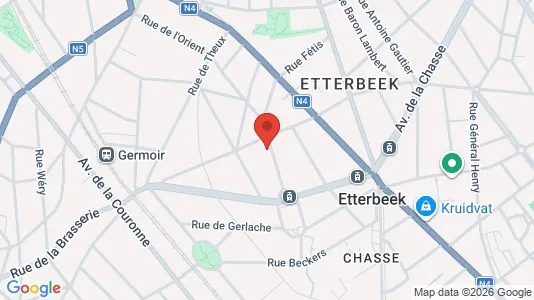 Apartments for rent in Brussels Etterbeek - Photo from Google Street View