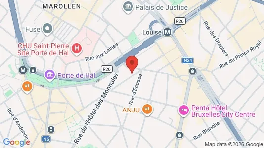 Apartments for rent in Brussels Sint-Gillis - Photo from Google Street View