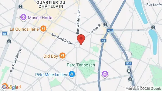 Apartments for rent in Brussels Elsene - Photo from Google Street View