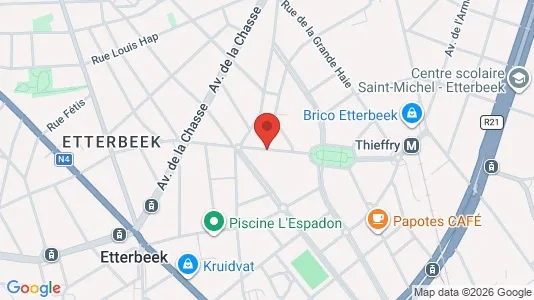 Apartments for rent in Brussels Etterbeek - Photo from Google Street View