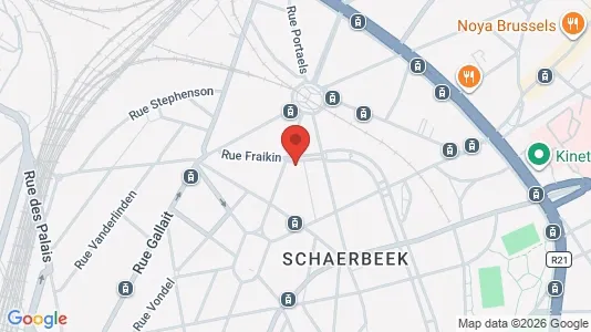 Apartments for rent in Brussels Schaarbeek - Photo from Google Street View