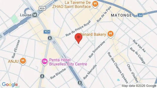 Apartments for rent in Brussels Elsene - Photo from Google Street View