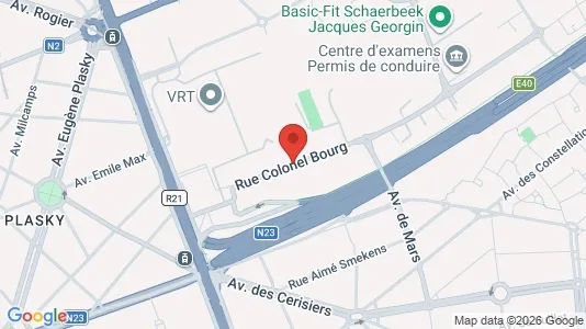 Apartments for rent in Brussels Schaarbeek - Photo from Google Street View