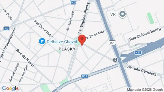 Apartments for rent in Brussels Schaarbeek - Photo from Google Street View