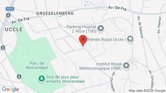 Apartments for rent in Brussels Ukkel - Photo from Google Street View