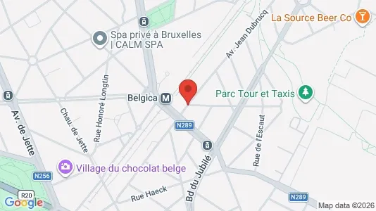 Apartments for rent i Brussels Sint-Jans-Molenbeek - kort over placeringen