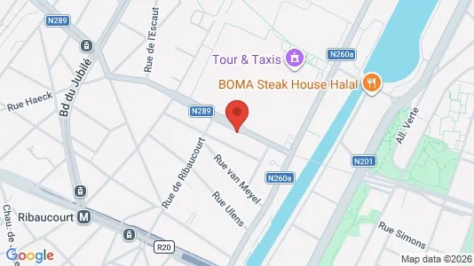 Apartments for rent in Brussels Sint-Jans-Molenbeek - Photo from Google Street View
