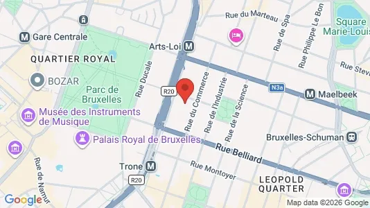 Apartments for rent in Brussels Etterbeek - Photo from Google Street View