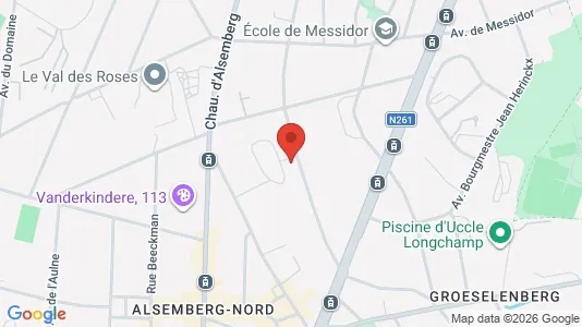 Apartments for rent in Brussels Ukkel - Photo from Google Street View