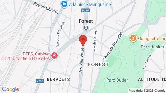 Apartments for rent in Brussels Vorst - Photo from Google Street View