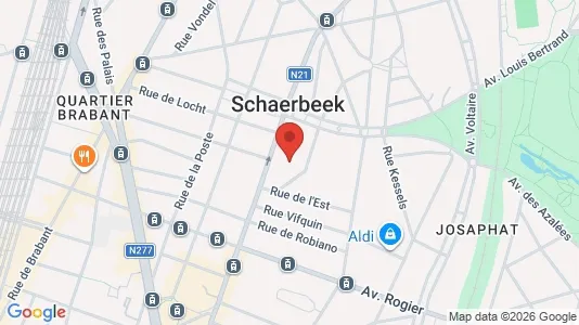 Apartments for rent in Brussels Schaarbeek - Photo from Google Street View
