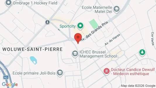 Apartments for rent i Brussels Sint-Pieters-Woluwe - kort over placeringen