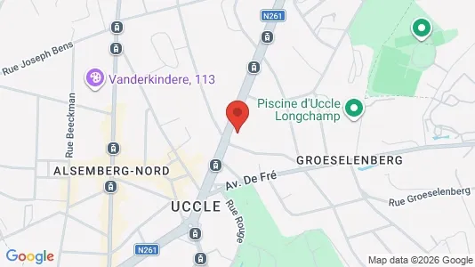 Apartments for rent i Brussels Ukkel - kort over placeringen