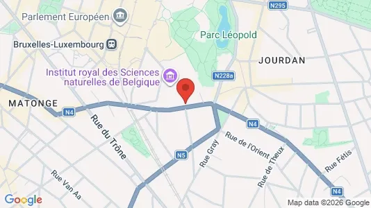 Apartments for rent i Brussels Elsene - kort over placeringen