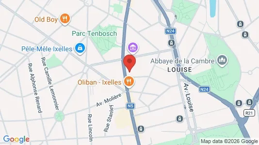 Apartments for rent in Brussels Elsene - Photo from Google Street View