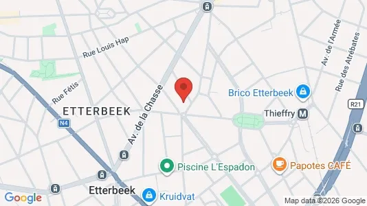 Apartments for rent in Brussels Etterbeek - Photo from Google Street View