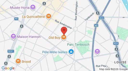 Apartments for rent i Brussels Elsene - kort over placeringen