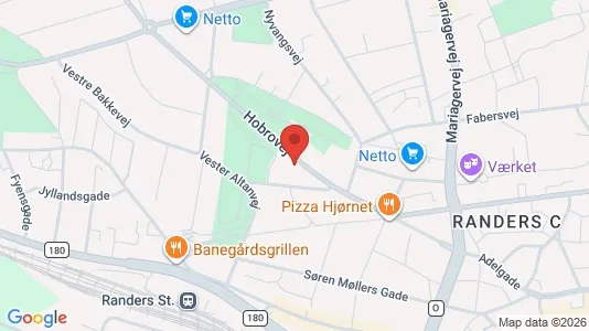 Apartments for rent i Randers C - kort over placeringen