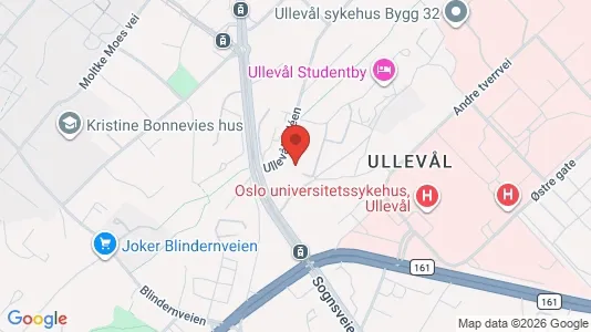 Apartments for rent i Oslo St. Hanshaugen - kort over placeringen