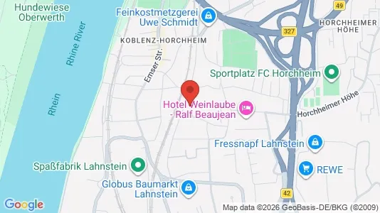 Apartments for rent i Koblenz - kort over placeringen