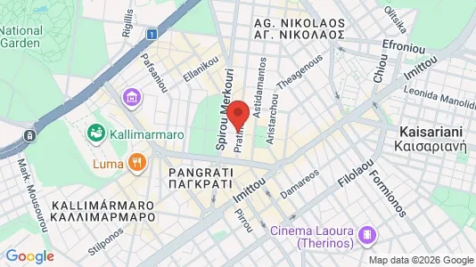 Apartments for rent i Kaisariani - kort over placeringen