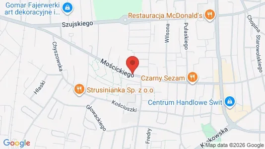 Apartments for rent i Tarnów - kort over placeringen