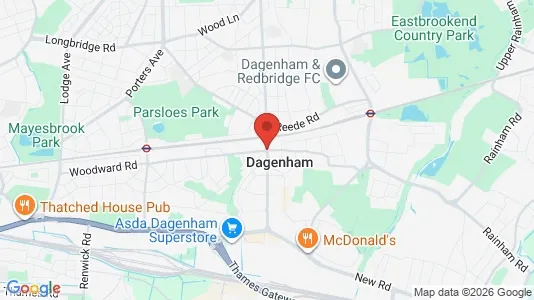 Apartments for rent i Dagenham - Essex - kort over placeringen