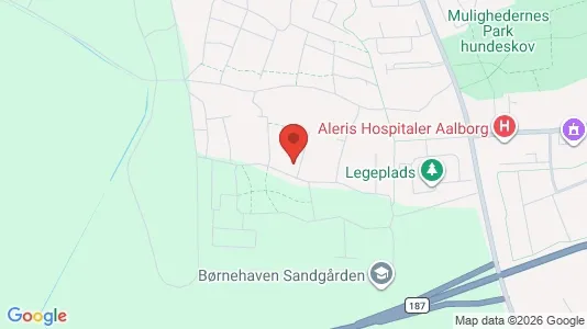 Apartments for rent i Aalborg SV - kort over placeringen