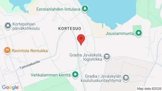 Apartments for rent i Jyväskylä - kort over placeringen