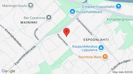 Apartments for rent i Espoo - kort over placeringen