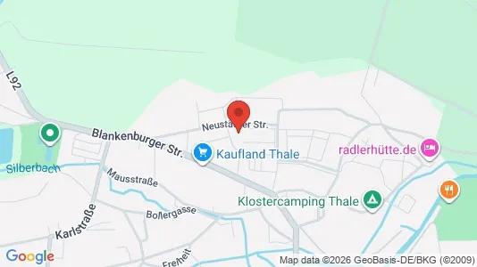 Apartments for rent i Harz - kort over placeringen