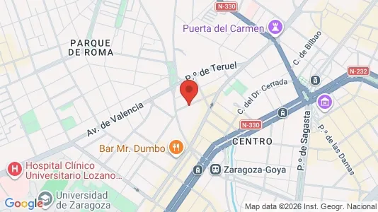 Apartments for rent in Zaragoza - Photo from Google Street View
