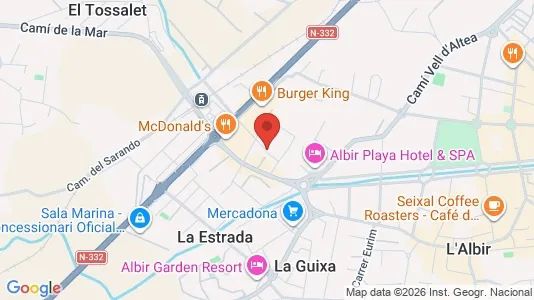 Apartments for rent in L'Alfàs del Pi - Photo from Google Street View