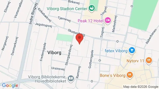 Apartments for rent i Viborg - kort over placeringen