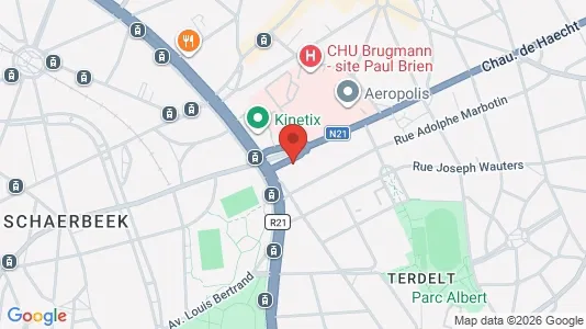 Apartments for rent i Brussels Schaarbeek - kort over placeringen