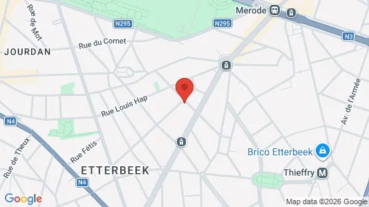 Apartments for rent in Brussels Etterbeek - Photo from Google Street View