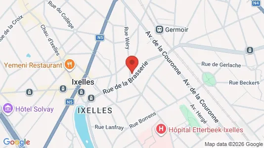 Apartments for rent in Brussels Elsene - Photo from Google Street View