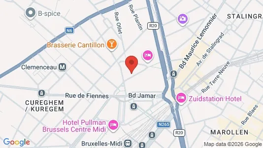Apartments for rent in Brussels Anderlecht - Photo from Google Street View