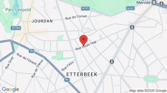 Apartments for rent in Brussels Etterbeek - Photo from Google Street View