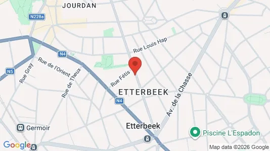 Apartments for rent in Brussels Etterbeek - Photo from Google Street View