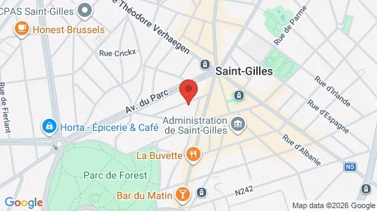 Apartments for rent in Brussels Sint-Gillis - Photo from Google Street View