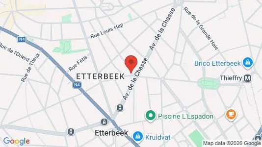 Apartments for rent in Brussels Etterbeek - Photo from Google Street View