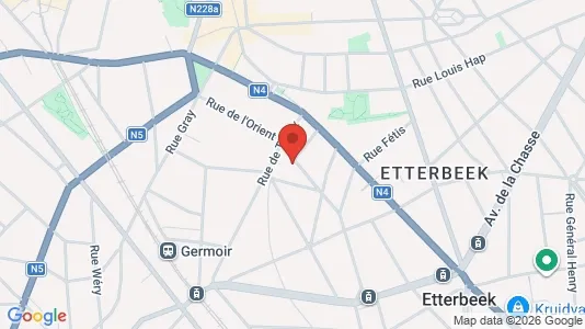 Apartments for rent in Brussels Etterbeek - Photo from Google Street View