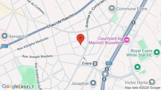 Apartments for rent in Brussels Evere - Photo from Google Street View